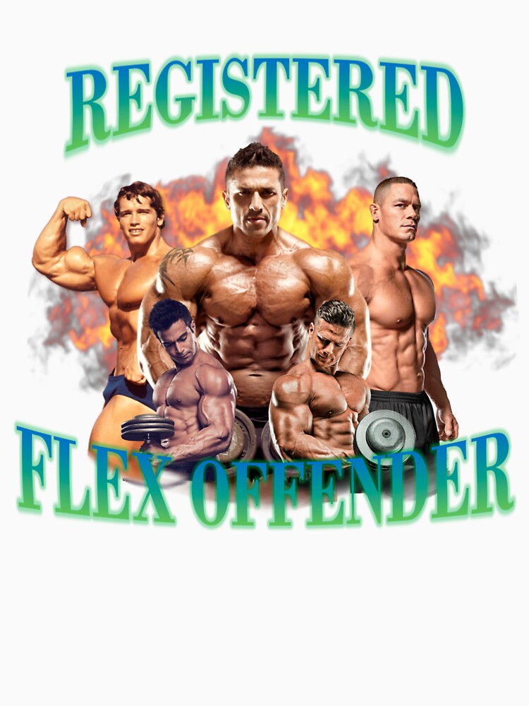 Registered Flex Offender by emmiedrawss Unisex , , , Long Sleeve Tee