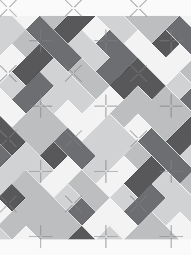 Grey Mid Century Diagonal Pattern by chntl-shop