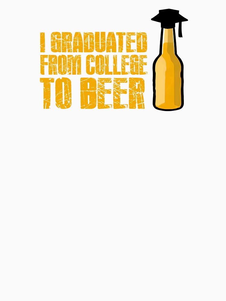 Beer funny text by DopeDesign111 Unisex , , , Long Sleeve Tee