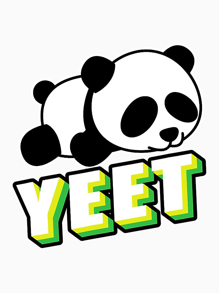 Yeet Panda Panda Bear Panda Novelty by YesterDayCheck Unisex , , , Long Sleeve Tee