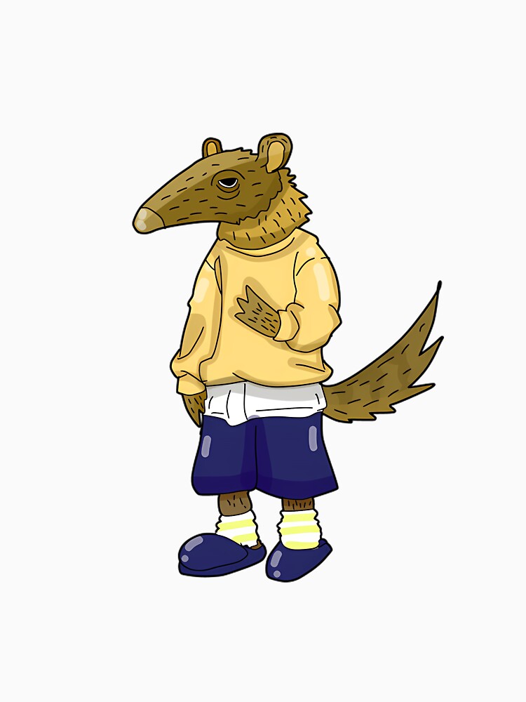 Stylish Anteater In Yellow Sweater by RODNEYSMITHER Unisex , , , Long Sleeve Tee