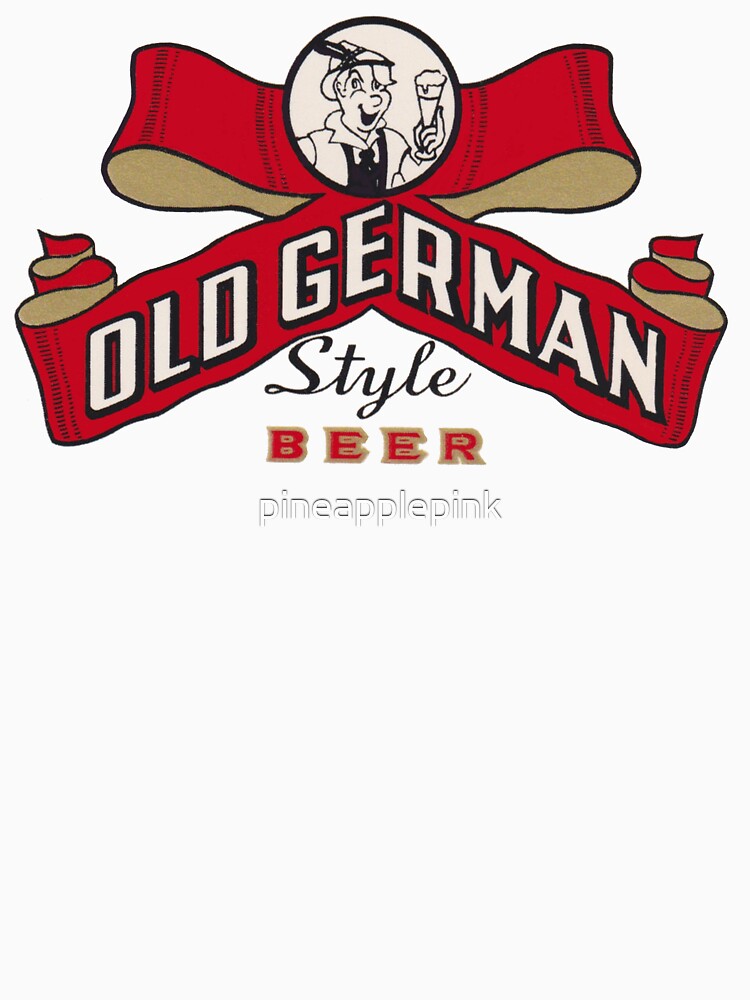 Old German Beer Design by pineapplepink Unisex , , , Long Sleeve Tee