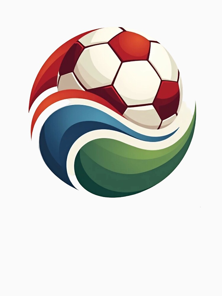 Dynamic Host Nations Soccer Ball Graphic Art by PMTaurus