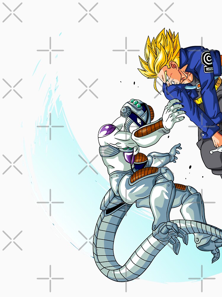 Future Trunks Destroys Frieza by AnzDigital Unisex , , , Long Sleeve Tee