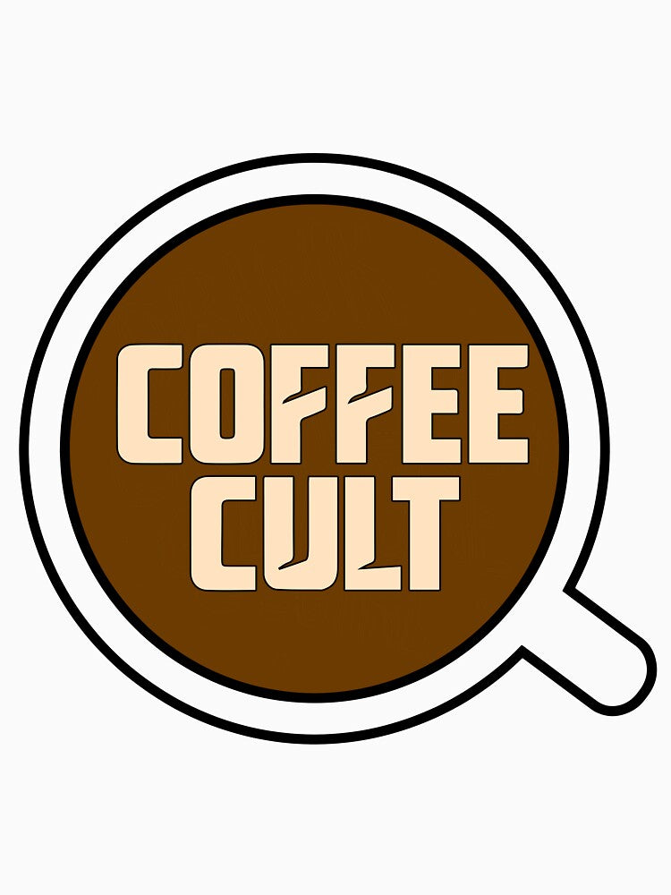Coffee Cult Art by FlatInkStudio Unisex , , , Long Sleeve Tee