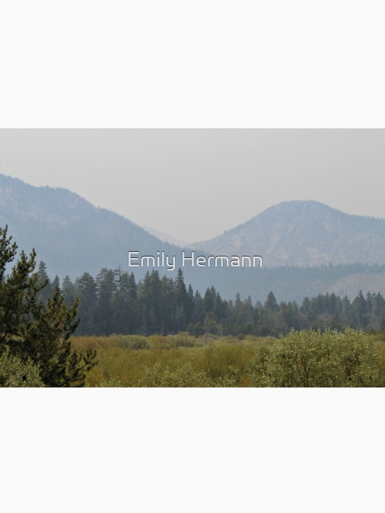 Blue Mountains by Emily Hermann Unisex , , , Long Sleeve Tee