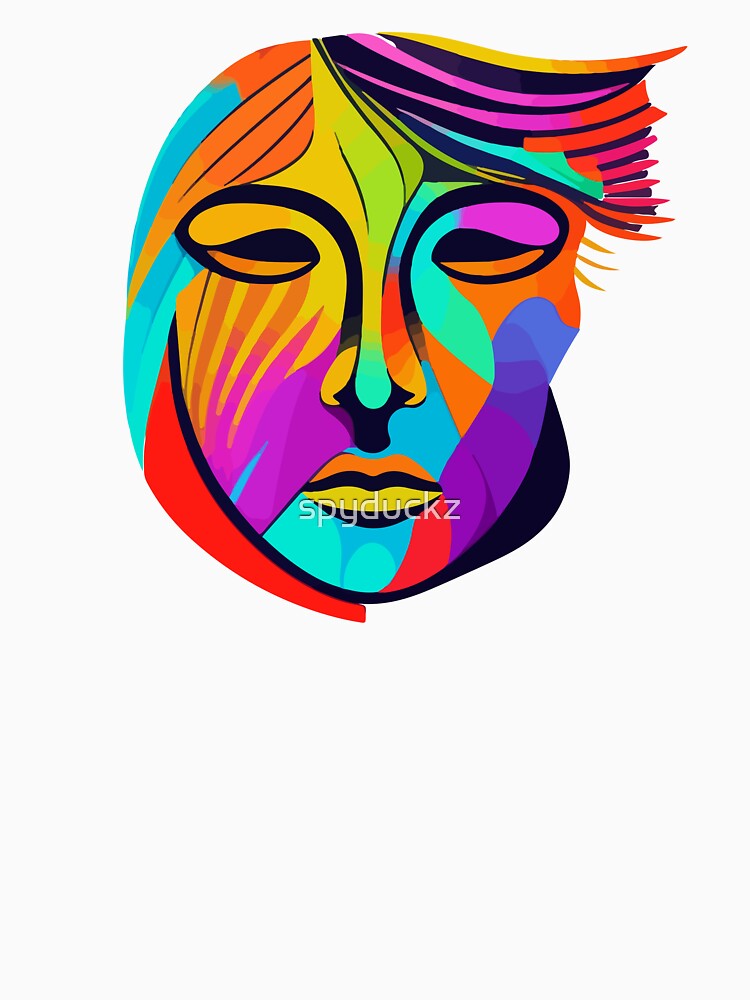 Woman splash Whimsical Face by spyduckz