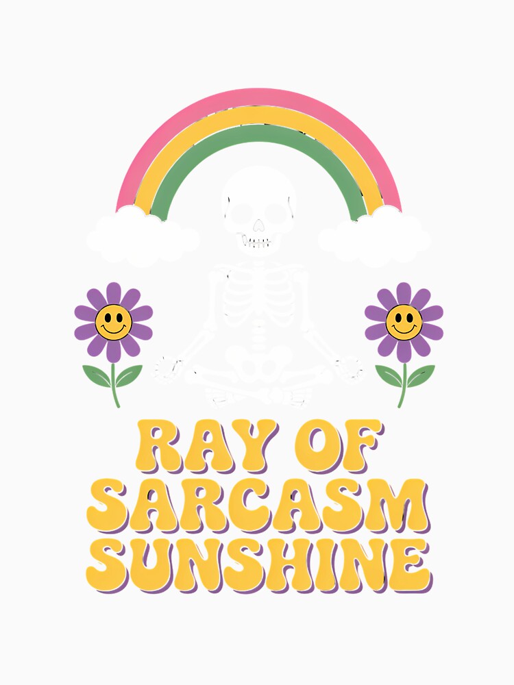 Sarcastic Gothic Funny Skeleton by unlehorbuson Unisex , , , Long Sleeve Tee