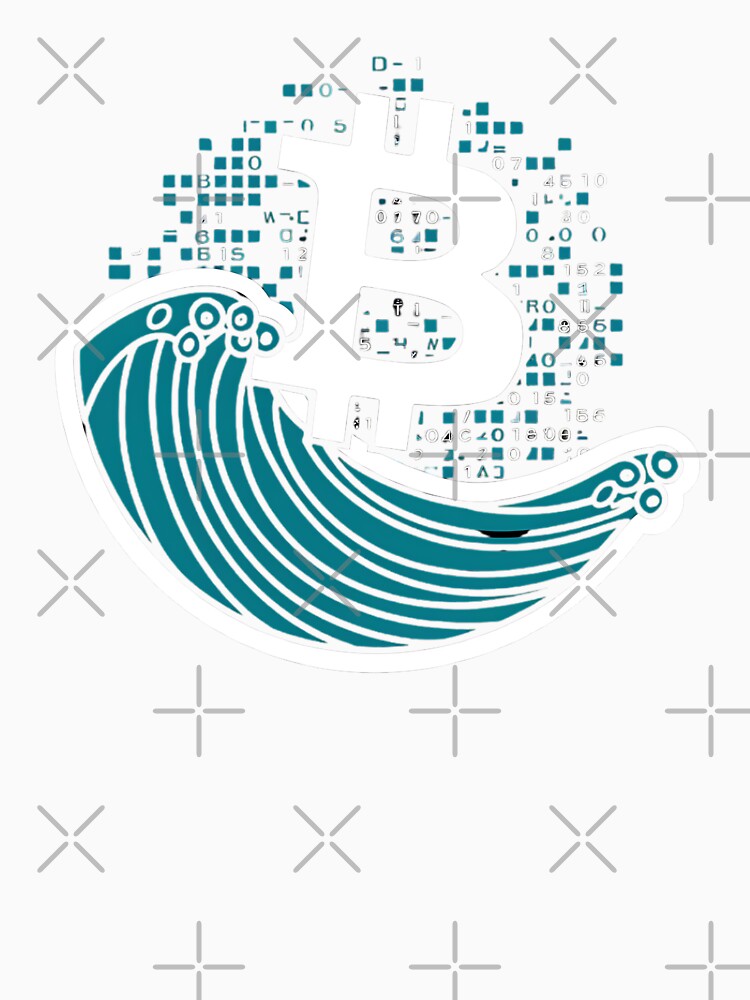 BTC Minimal Edge Shirt by RadDeck Unisex , , , Long Sleeve Tee
