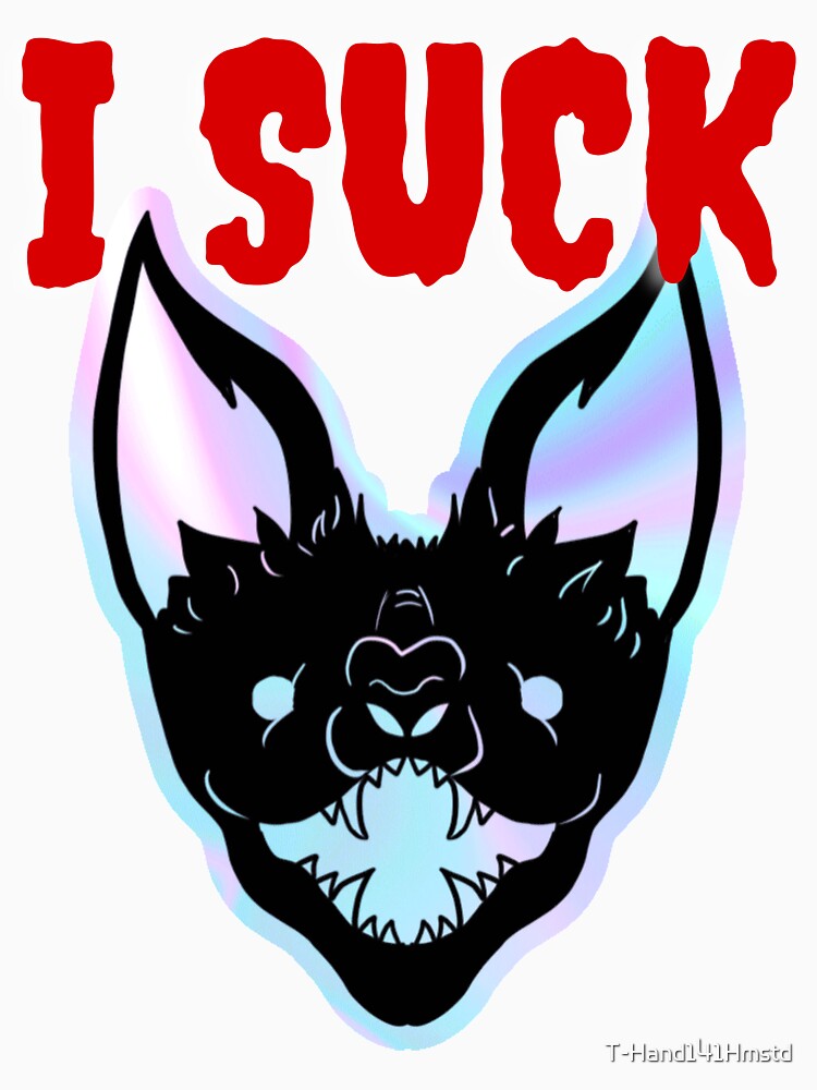 Halloween Bat I Suck by T-Hand141Homestead Unisex , , , Long Sleeve Tee