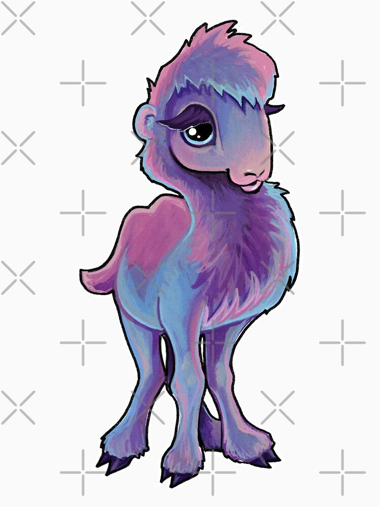 Cotton candy camel by ArtOfBianca Unisex , , , Long Sleeve Tee