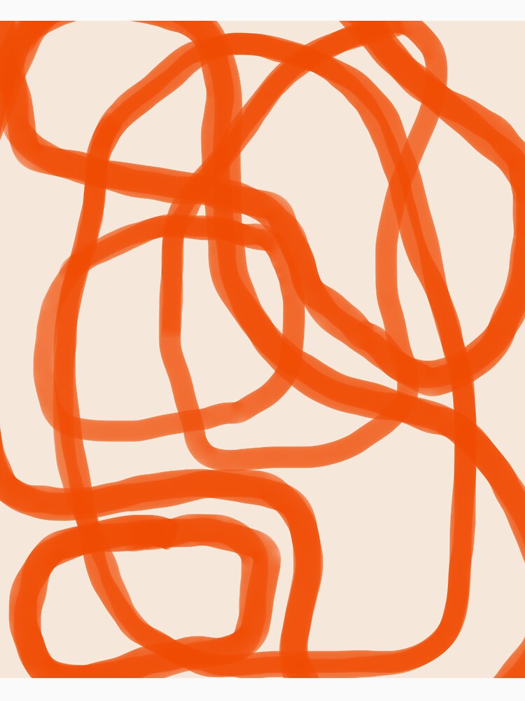 Bold Orange Lines by cadinera
