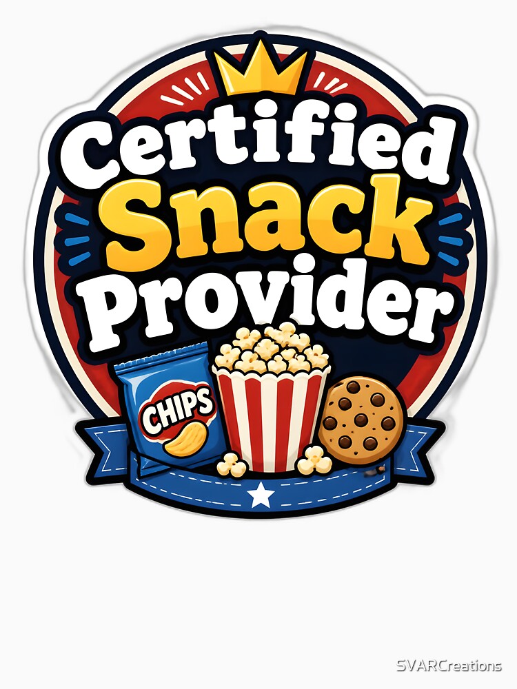 Certified Snack Provider Dad Shirt by SVARCreations Unisex , , , Long Sleeve Tee