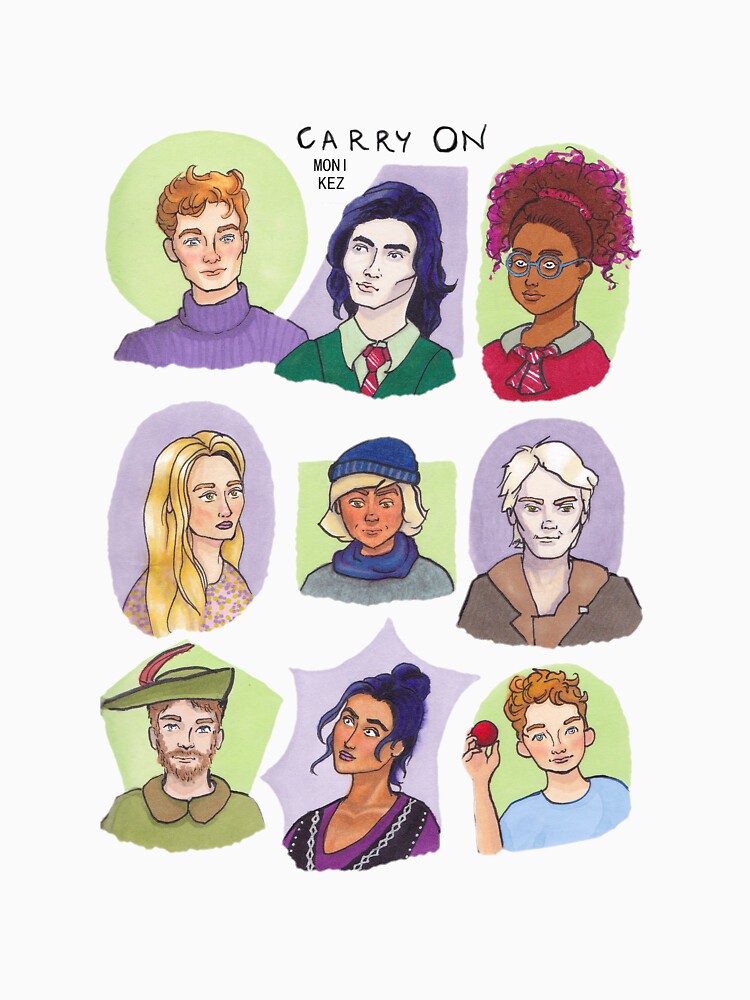 Carry On by Rainbow Rowell by monnyk Unisex , , , Long Sleeve Tee
