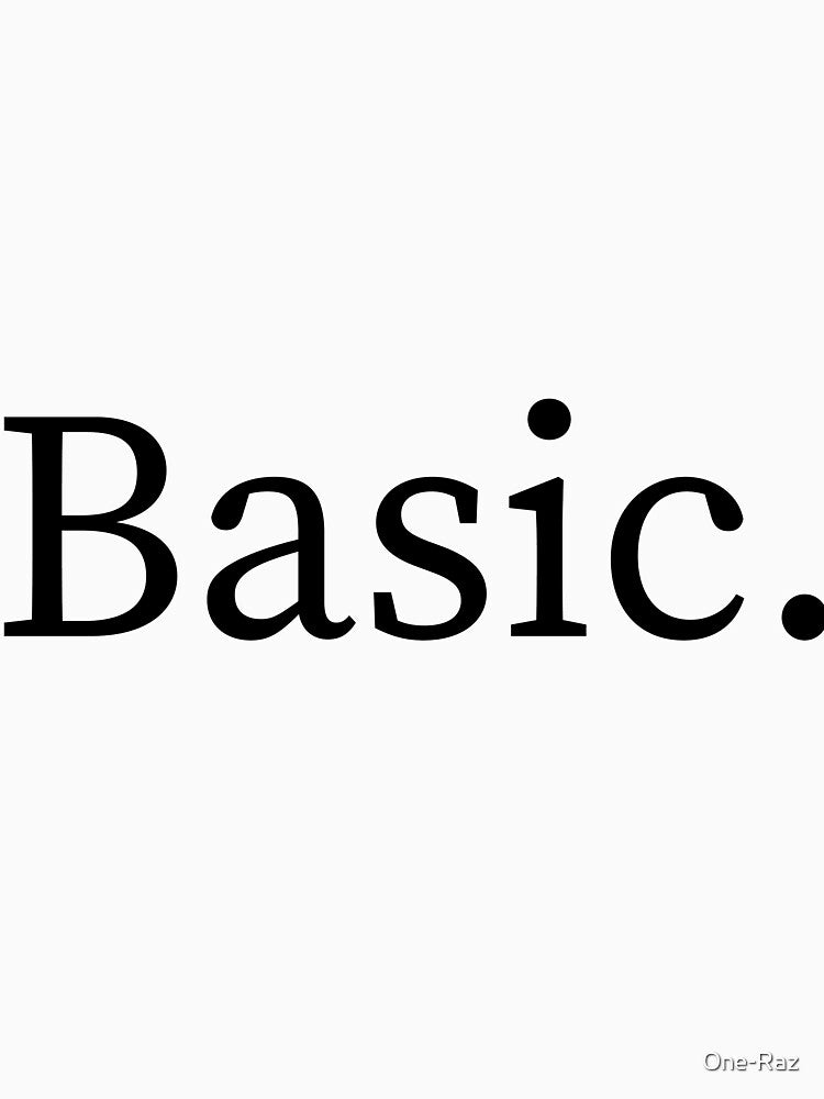 Basic by One-Raz Unisex , , , Long Sleeve Tee