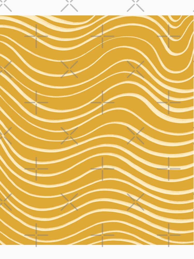 Marigold Yellow Lines Minimal by MaiZephyr
