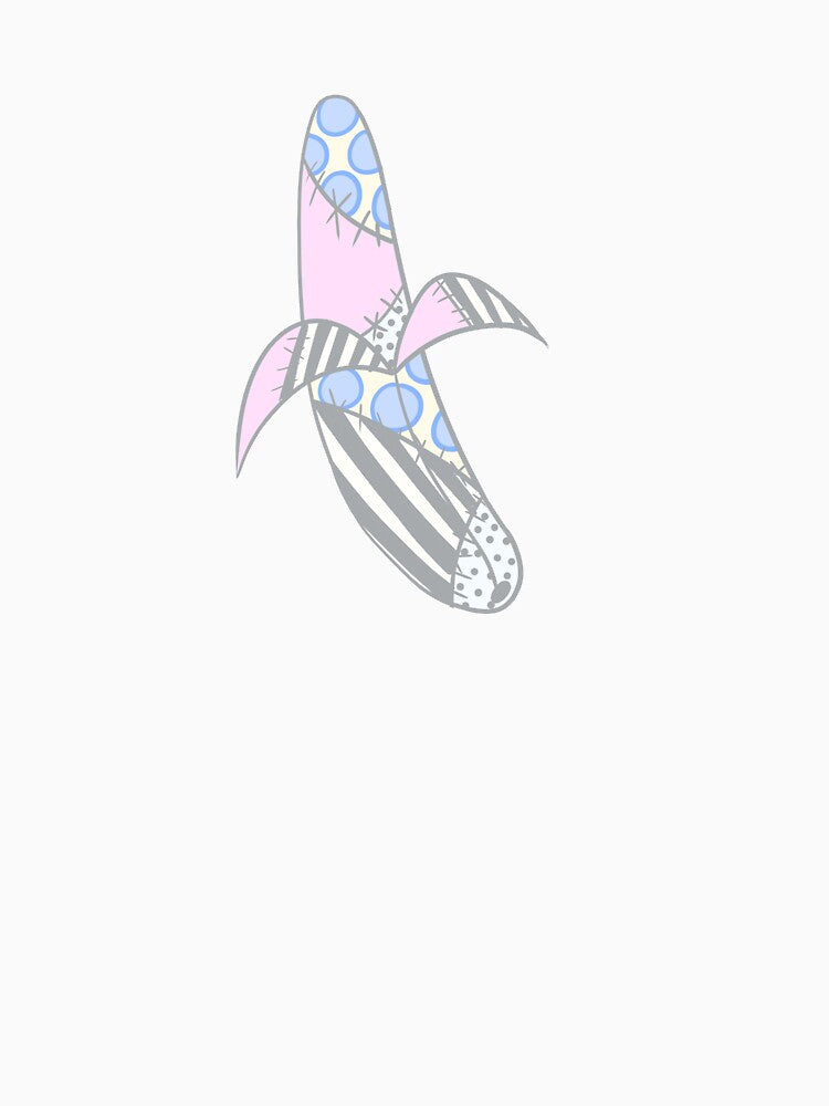 Patchwork Banana by gross-girl99 Unisex , , , Long Sleeve Tee