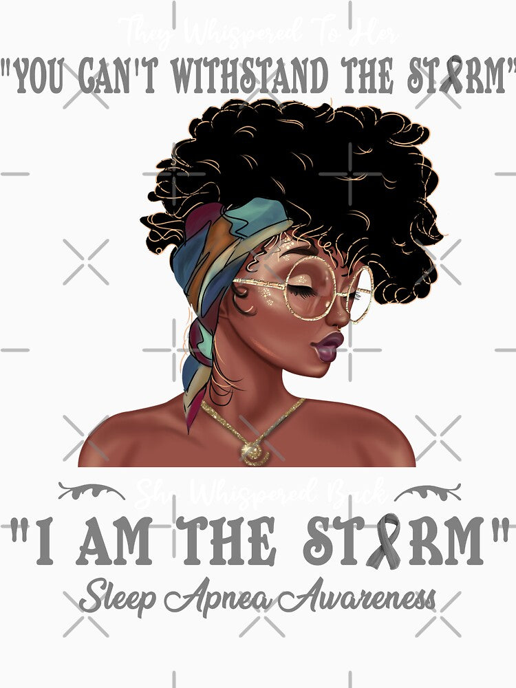 I Am The Storm Sleep Apnea Awareness by Gillosina Unisex , , , Long Sleeve Tee