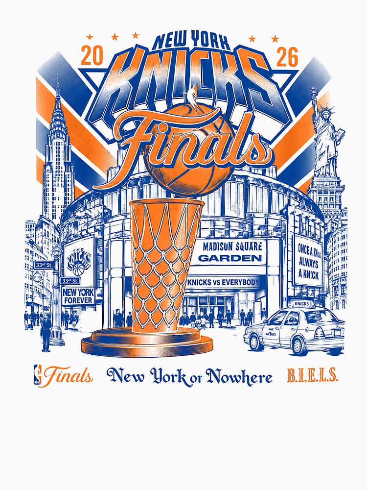 Knicks 2026 NBA Finals by PinkiesArts Unisex , , , Long Sleeve Tee