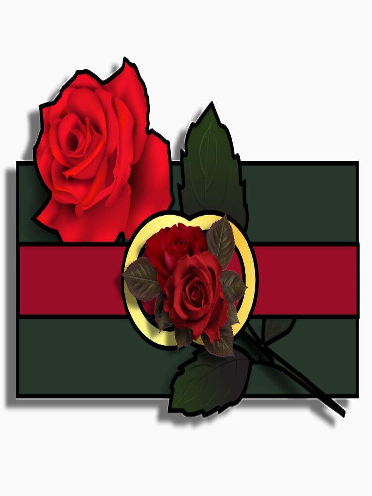 flower Girl - Flower Stickers - Rose Stickers - Red Rose Stickers - Floral Stickers -STICKERS by anasdaghai98
