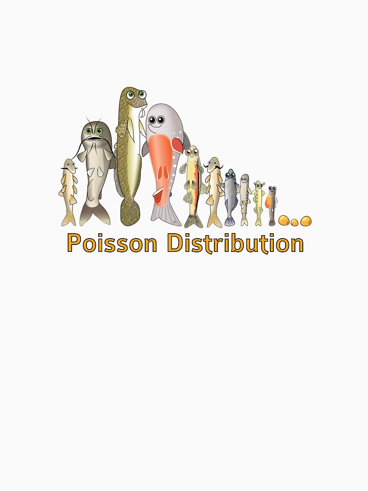 Poisson Distribution by SpottedTarn Unisex , , , Long Sleeve Tee