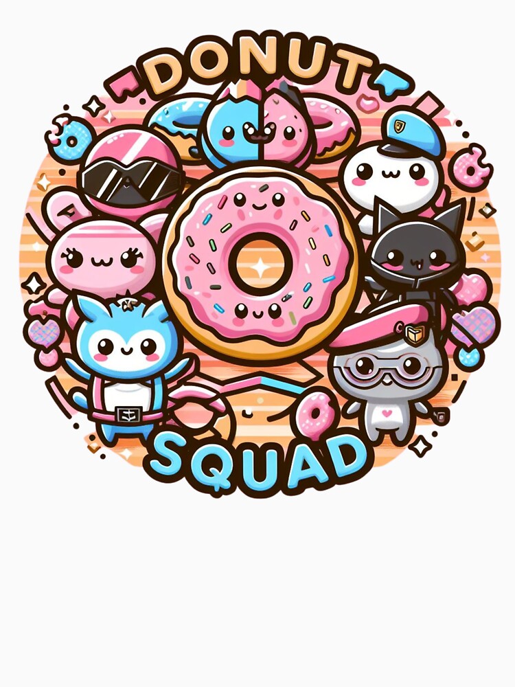 Donut Squad Cute Donut Sprinkle Lover by haitrieuic96 Unisex , , , Long Sleeve Tee