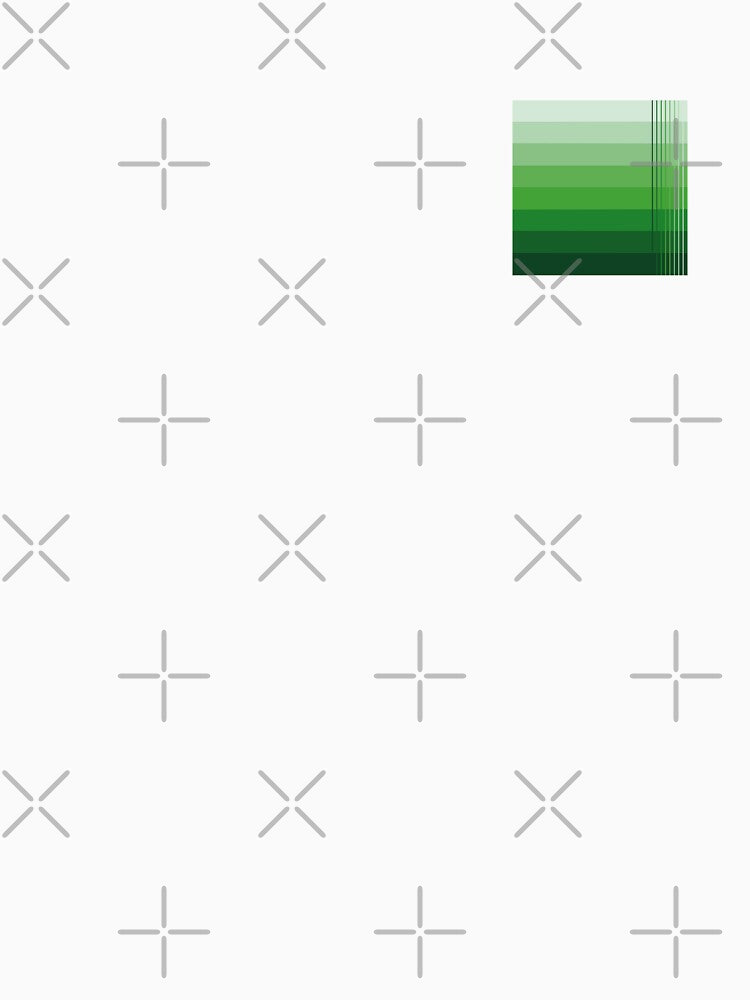 Simple design from shades from light to dark green grass by Cherevan Unisex , , , Long Sleeve Tee