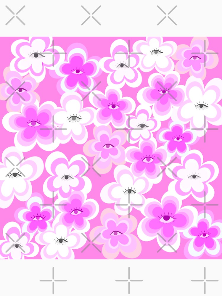 Purple Evil Eye Flower by Thalia Roman