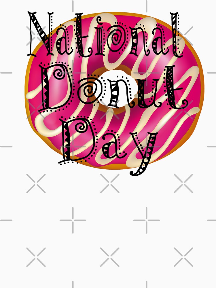 Happy National Donut Day : Gift For Family by SalaheddineB Unisex , , , Long Sleeve Tee