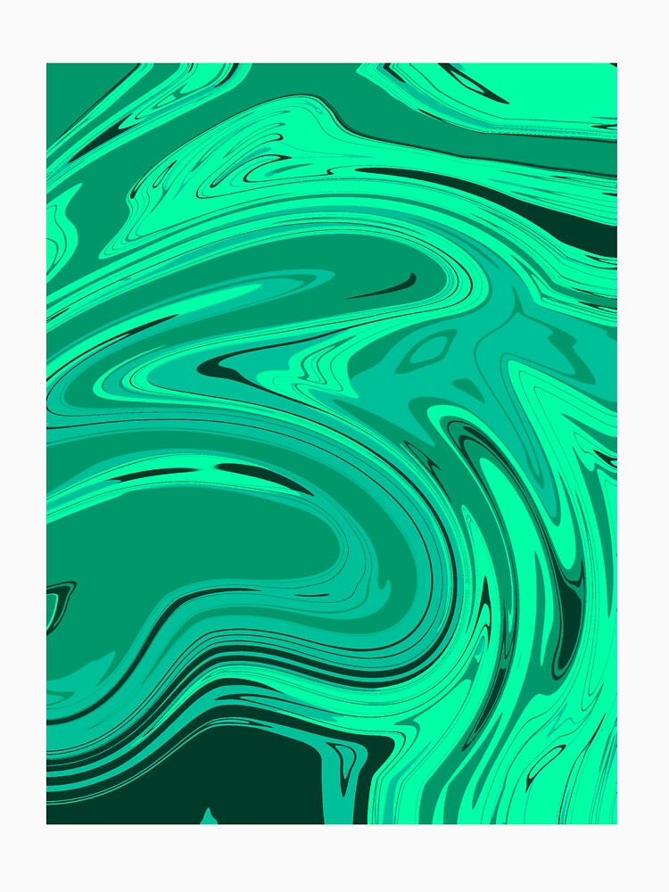 Green Marble by Katherine Rilling Unisex , , , Long Sleeve Tee