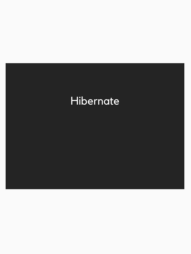 hibernate by Aisyah99azman Unisex , , , Long Sleeve Tee