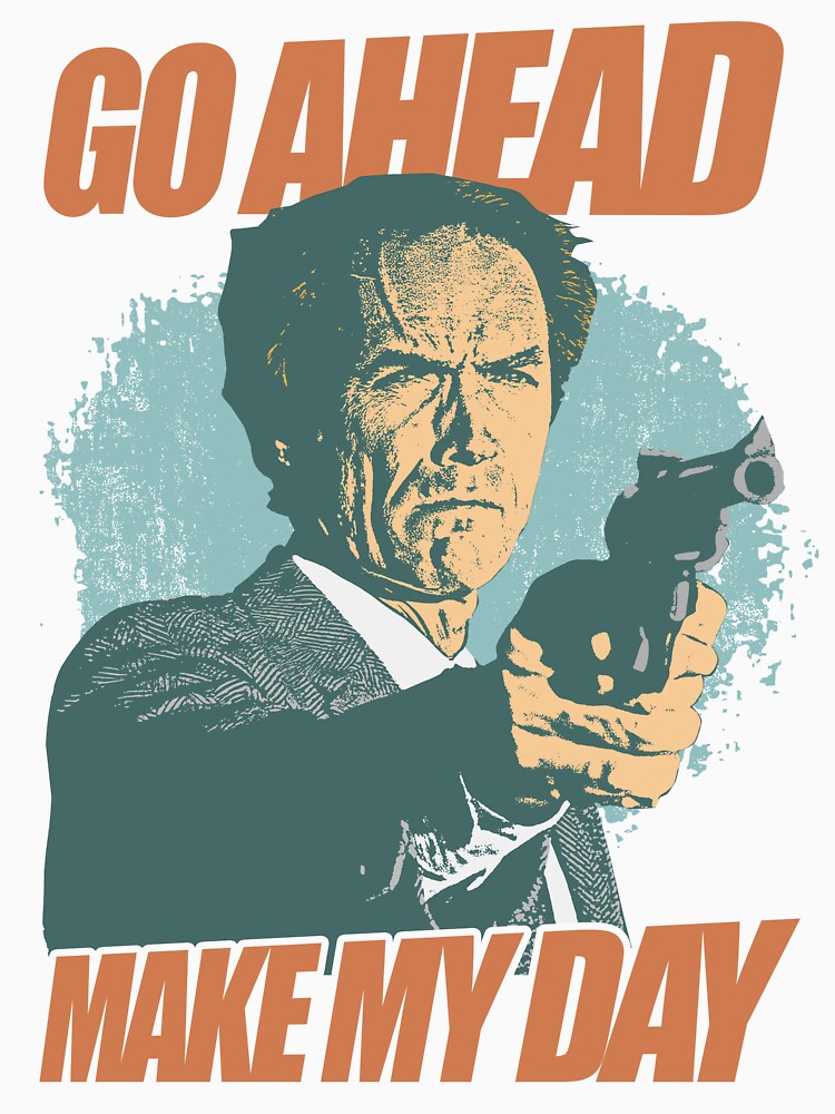 Go Ahead Make My Day by navaelricha Unisex , , , Long Sleeve Tee