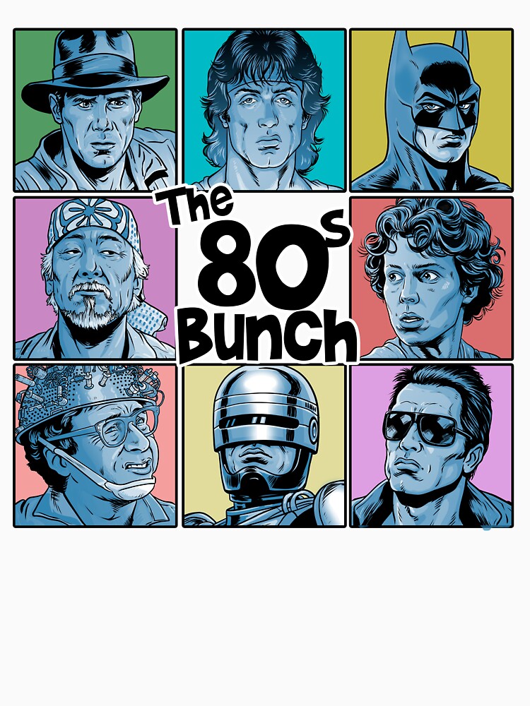 THE 80S BUNCH v2 by Skullpirates Unisex , , , Long Sleeve Tee
