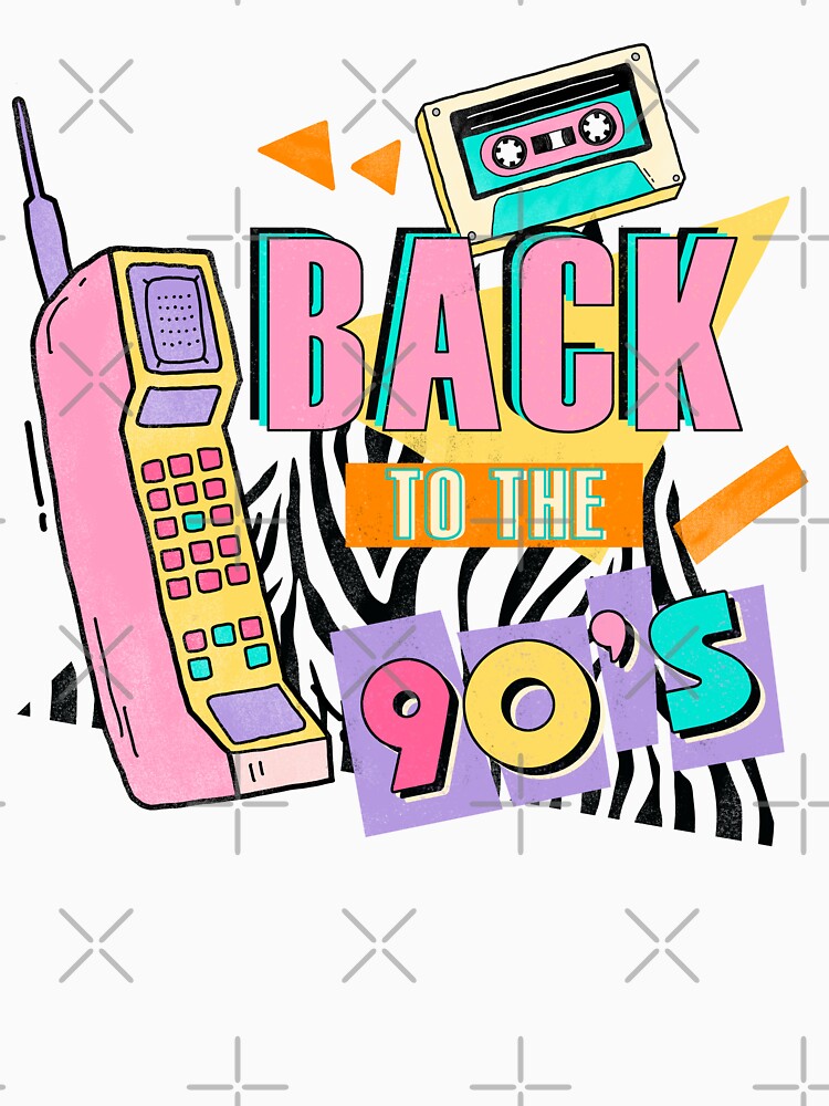 Back to the 90s by Acim0 Unisex , , , Long Sleeve Tee