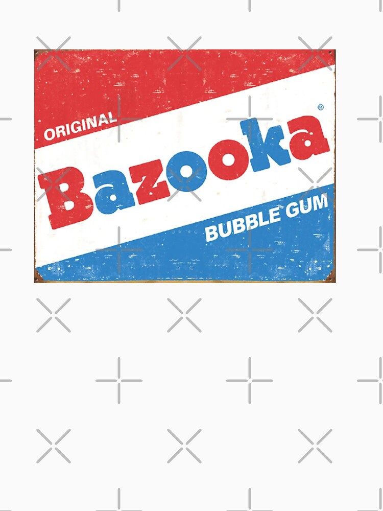 Vintage Bazooka Bubble Gum sign by PIXEL POP DESIGNS - Beyond the Norm! Unisex , , , Long Sleeve Tee