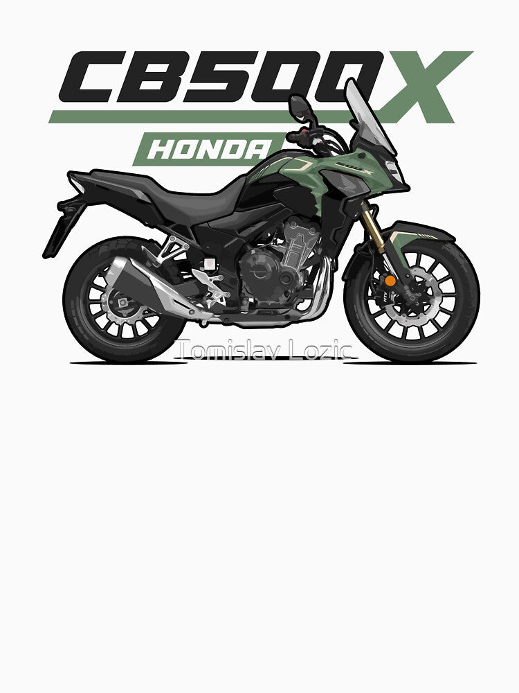 CB500X - Green by Tomislav Lozić Unisex , , , Long Sleeve Tee