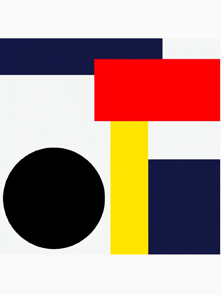 Bauhaus style abstract composition by Thecolourwheel