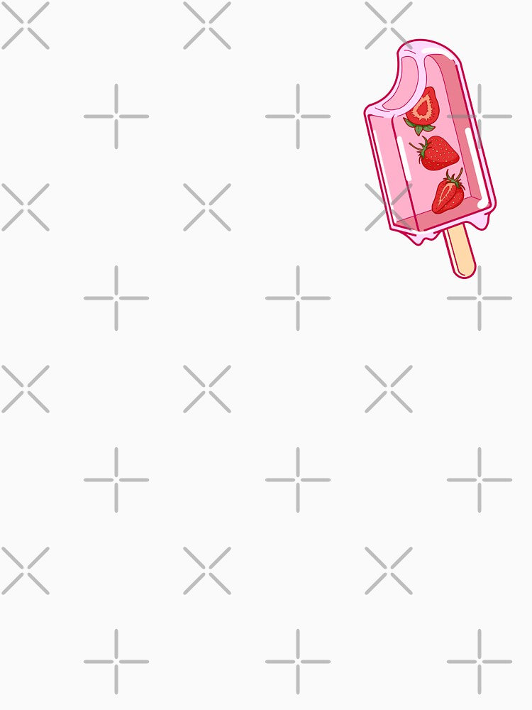 Strawberry iced popsicle by PeachyPeonies
