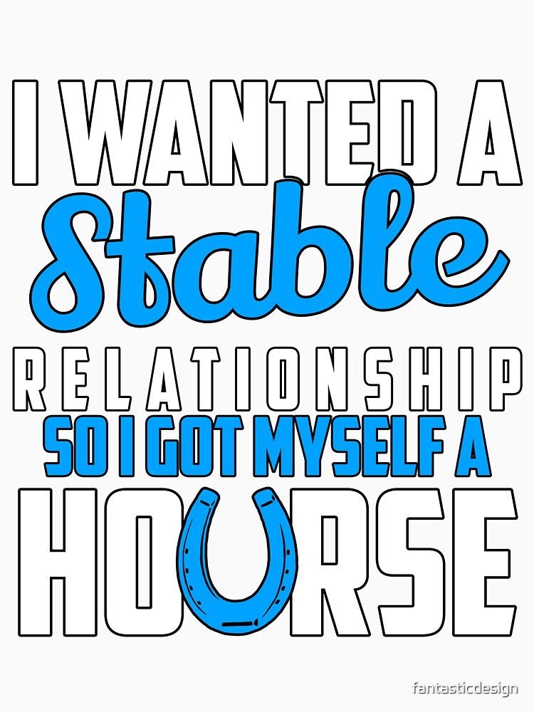 Funny Sarcastic Saying I Wanted A Stable Relationship by fantasticdesign Unisex , , , Long Sleeve Tee