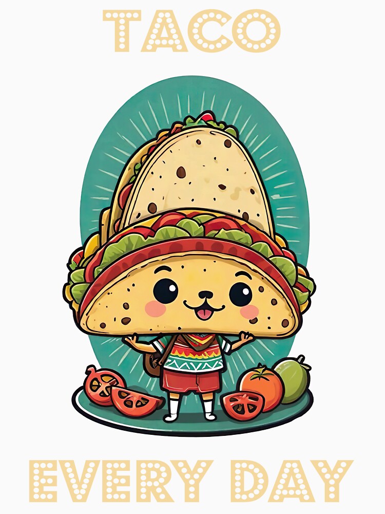 TACOS EVERY DAY FOR TACO LOVERS by digitalartlb Unisex , , , Long Sleeve Tee