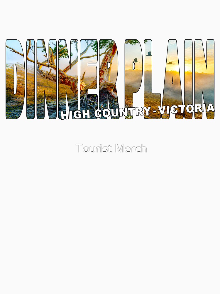 DINNER PLAIN High Country Victoria - Mount Hotham Snow Gum Sunrise by Adam Gormley Unisex , , , Long Sleeve Tee