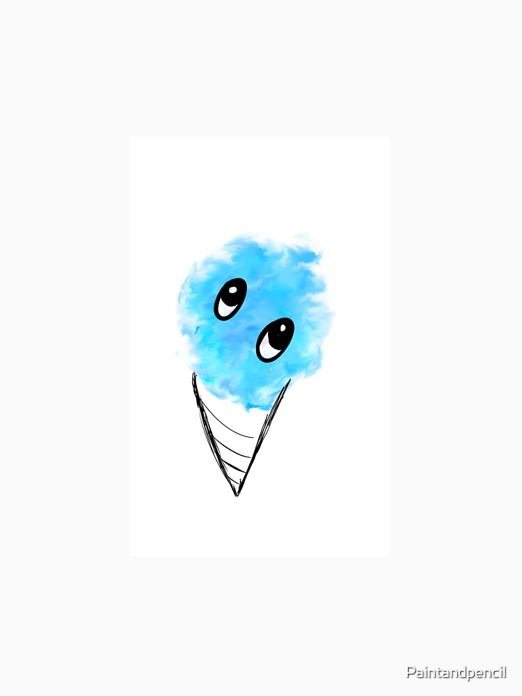 Cotton Candy Critter by Paintandpencil Unisex , , , Long Sleeve Tee