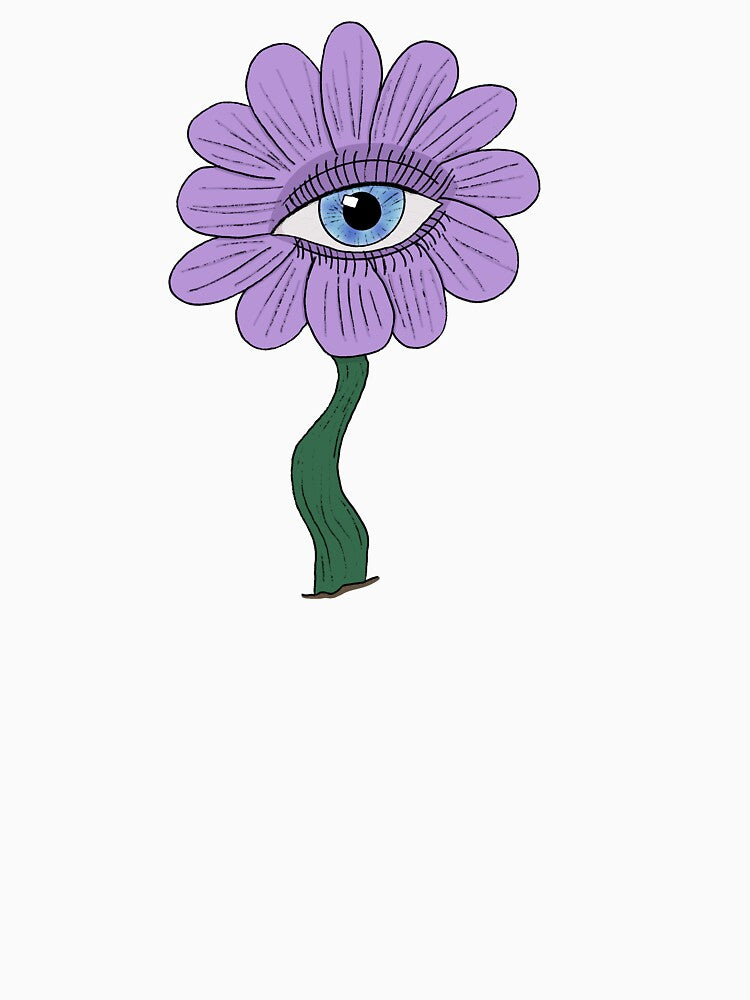 Psychedelic flower eye by Jennifer-draws