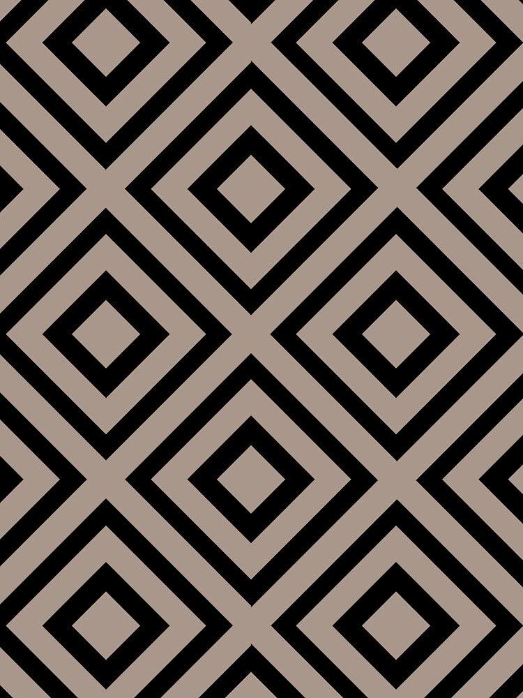 Brown and Black Tessellation Line Pattern 40 Pairs HGTV Emerging Taupe HGSW3035 2022 Color - Colour Trends - Shade - Hue by ColorOfTheYears
