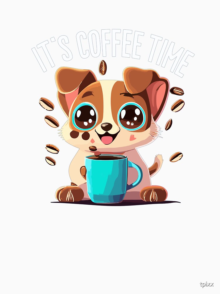 Coffee Time For Coffee Lovers by tpixx Unisex , , , Long Sleeve Tee
