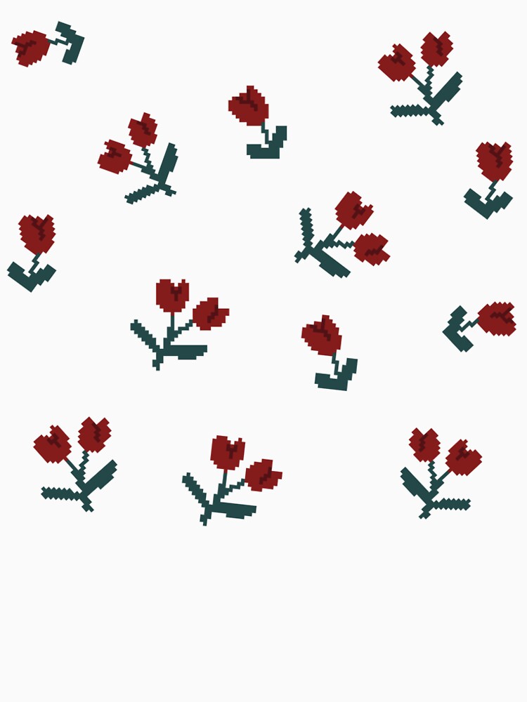 Pixel flower. by cchickennugget Unisex , , , Long Sleeve Tee