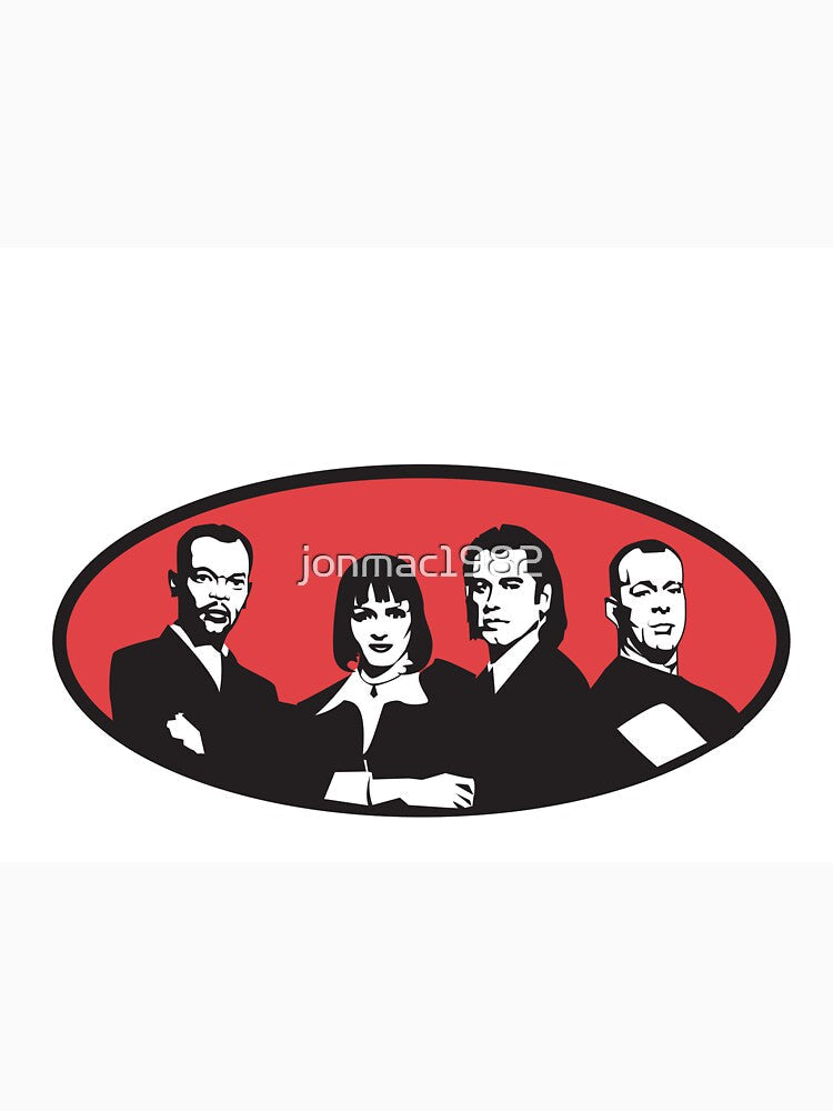 Pulp Fiction Characters by jonmac1982 Unisex , , , Long Sleeve Tee