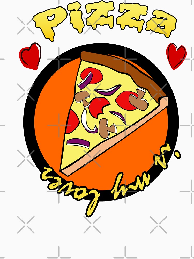 pizza is my lover by avolter6 Unisex , , , Long Sleeve Tee