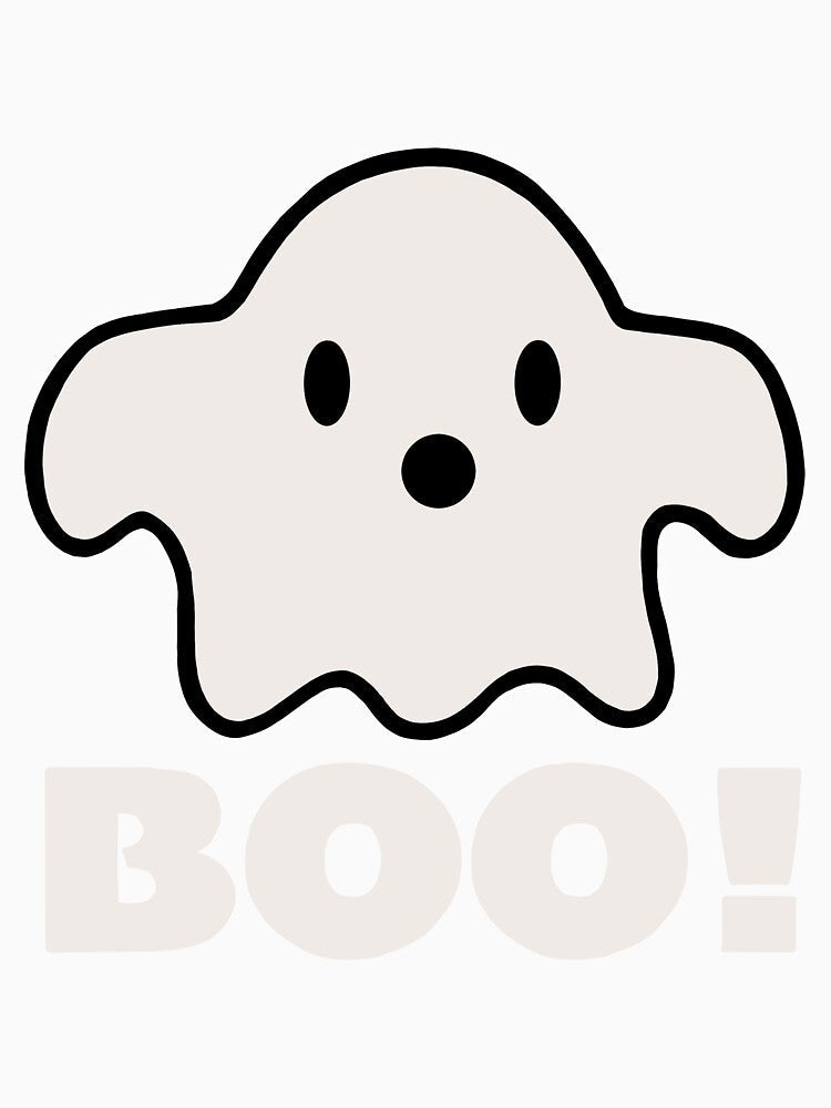 Boo! by hilaomart Unisex , , , Long Sleeve Tee