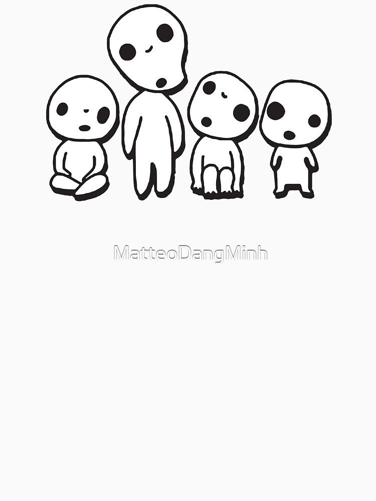 Kodama Spirites by MatteoDangMinh Unisex , , , Long Sleeve Tee